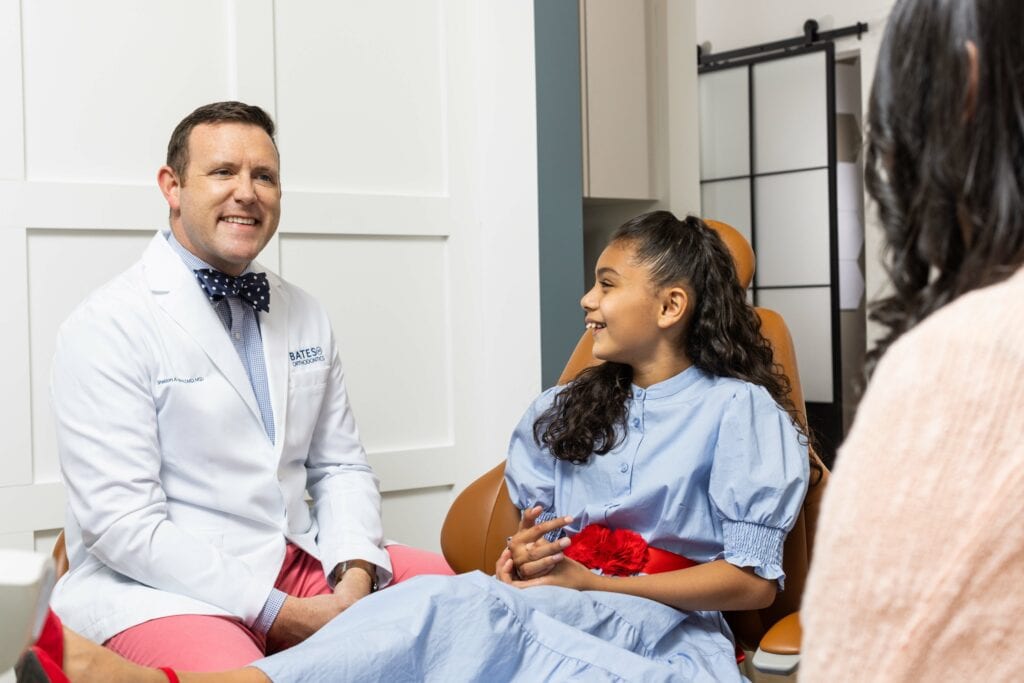 Bates Orthodontics Staff with Patients